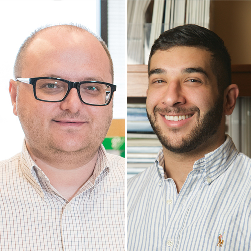 Andi Cani, BS, MS, and Yashar Niknafs, PhD, recipients of the 2018 U-M Precision Health Scholars Award