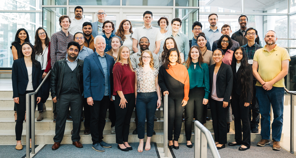 MCP students, Keynote Speaker Dr. James Olson (Fred Hutchinson Cancer Center, University of Washington School of Medicine) and MCP mentors at the 21st Annual Pathology Research Symposium (November 2022).