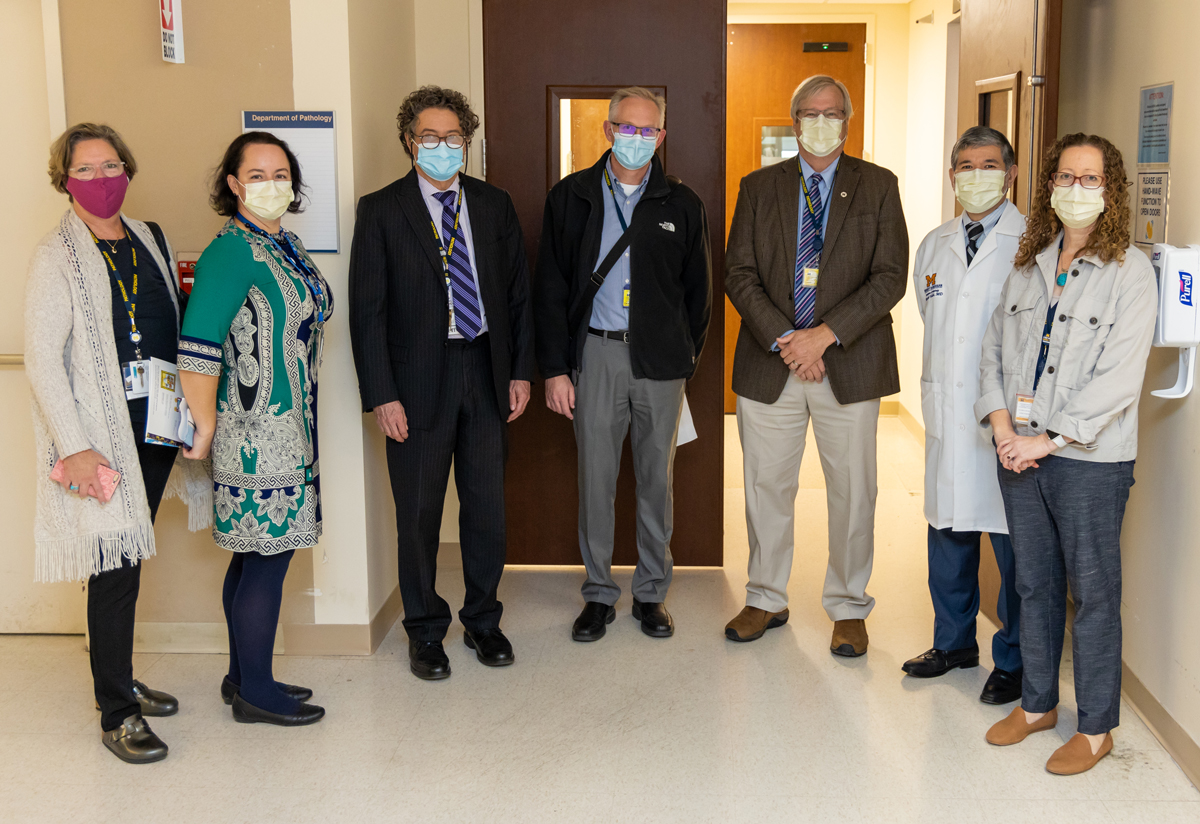 Above: (Left-Right) Chris Rigney, Kristina Martin, Jeff Myers, David Golden, Charles Parkos, Ric Valdez, and Christine Baker.