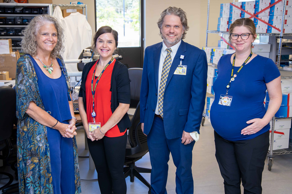 From left: Christina Bard, Natalie Farwell, Scott Marquette, Emily Hilliker.