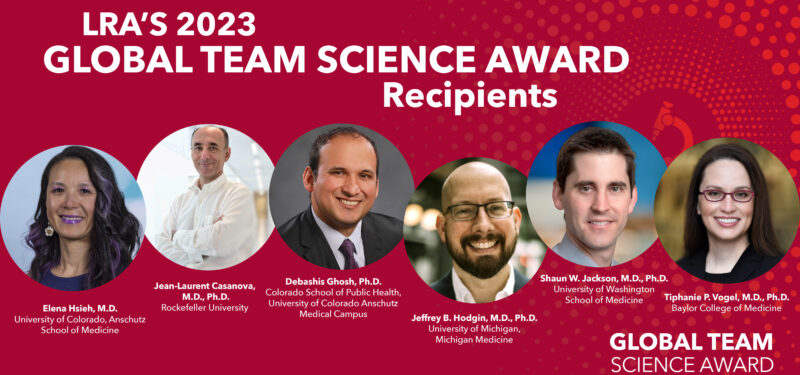 LRA's 2023 Global Team Science Award Recipients