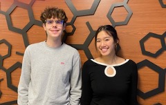 DGG Interns Preston Lottie and Iris Chu