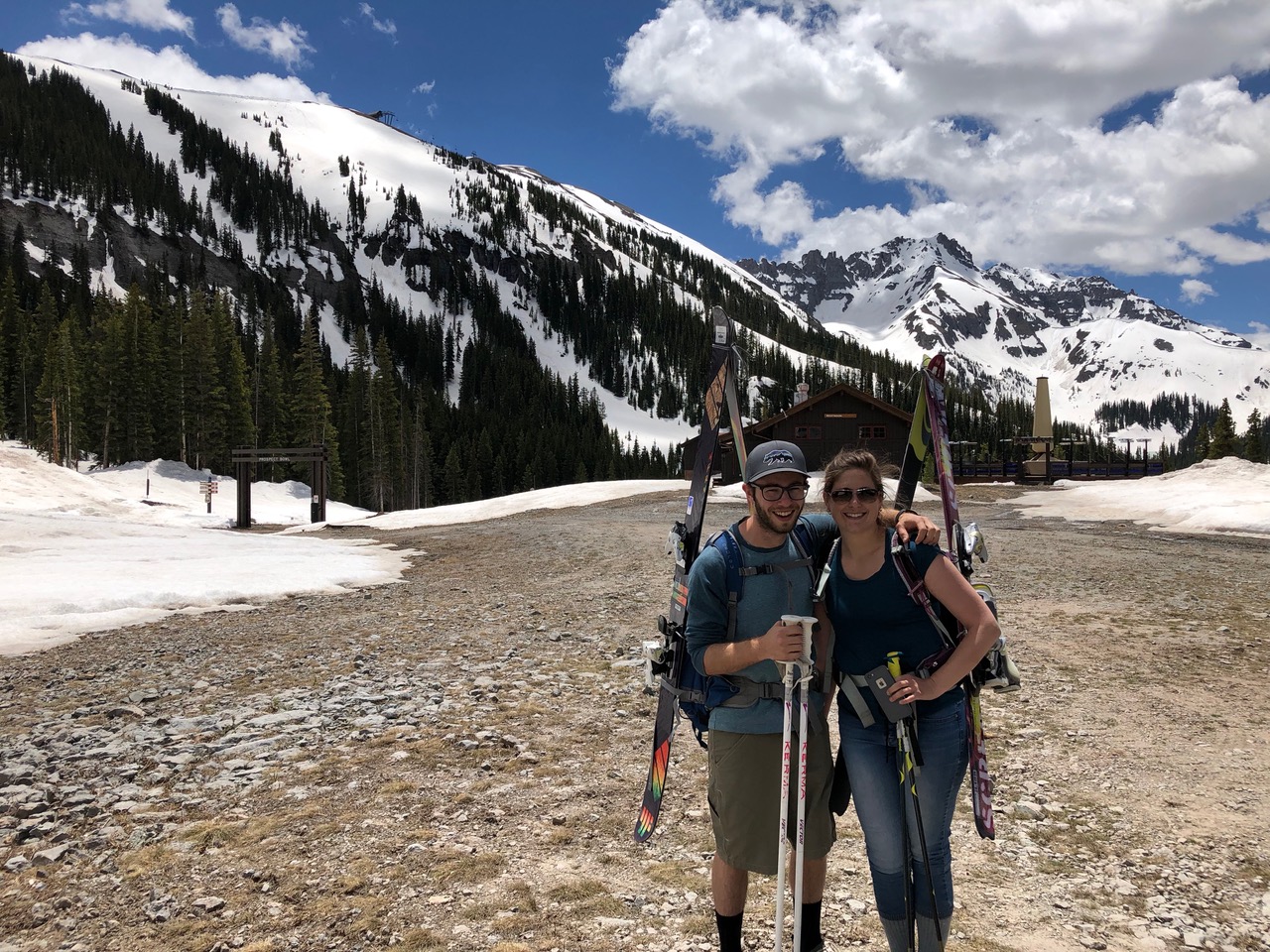 Ryan Landvater on hiking trip.